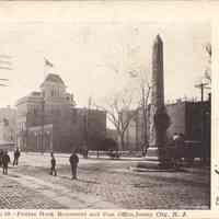 Postcard: Paulus Hook Monument, Jersey City, NJ