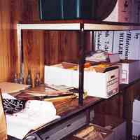          Nineteen color photos of collection storage area, Hoboken Historical Museum, building 5, former Maxwell House Coffee plant, Hoboken, ca. April, 2002. picture number 8
   