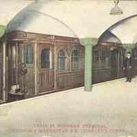 Postcard: Railroad, Hoboken, NJ