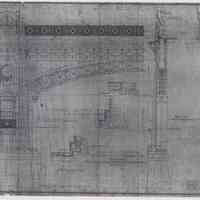 Detail of East Elevation of Ferry House. Lackawanna R.R.Terminal & Hoboken Ferry Co. Sheet No. 302. Dec. 17, 1904. Kodalith photostatic copy.