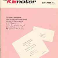 The KEnoter. Sept. 1967. Vol 1, No. 9. Keuffel & Esser Co., Hoboken, N.J.