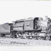 Postcard: RR Locomotives, Jersey City, NJ