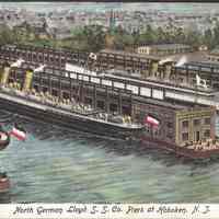Postcard: Norddeutscher-Lloyd, Hoboken, NJ