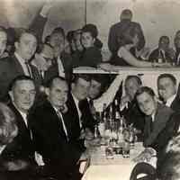 B+W copy photo of James Quinn & Elysian bartenders & friends Copa night club, N.Y., n.d., ca. 1965. Copacabana night club, N.Y., n.d., ca. 1965.