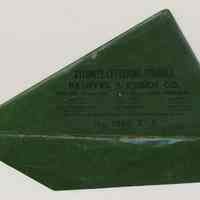          envelope with closure flap open at bottom
   