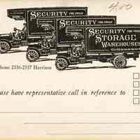 Postcard: Security Storage, Harrison, NJ