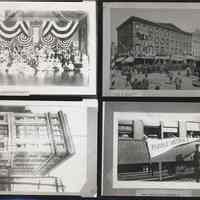 B+W contact sheet of 3 photos of buildings & one of enemy aliens, Hoboken, no date, ca. 1890-1915.