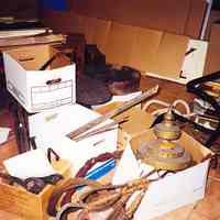          Nineteen color photos of collection storage area, Hoboken Historical Museum, building 5, former Maxwell House Coffee plant, Hoboken, ca. April, 2002. picture number 9
   