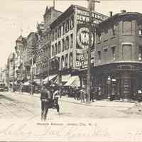 Postcard: Newark Ave., Jersey City, NJ