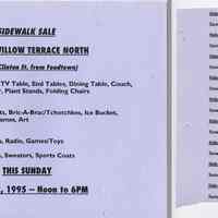          Gate Sale 046. 04-23-1995 40 Willow Terrace North (with Tear Offs 047)
   