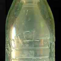 Bottle shard: Motel & Co., Cor 8th & Garden Sts., Hoboken, N[.J.] No date, ca. 1900.