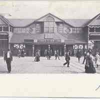 Postcard: No. 9 - Christopher and Barclay Street Ferries, Hoboken, N.J. No date, circa 1901-1905; unposted.