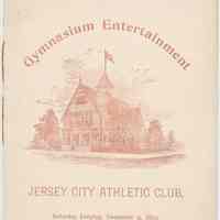 Program: Gymnasium Entertainment. Jersey City Athletic Club, Saturday Evening, December 9, 1893.