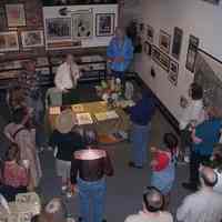          Digital photos, 17, of Jim Hans & guests at book,100 Hoboken Firsts, publication party, HHM, Hoboken, Sept. 2005. picture number 6
   