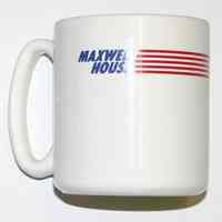 Ceramic mug: Maxwell House; 1984 U.S. Figure Skating Team.