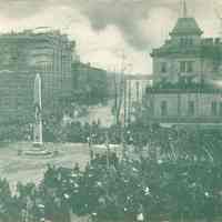 Postcard: Paulus Hook Monument, Jersey City, NJ