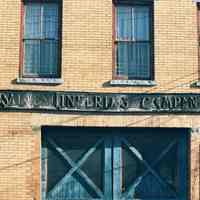 Color photo of wall sign for Tidal Engineering Company, 611 Adams Street, Hoboken, Jan. 3 & 4, 2002.