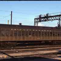 Color photo of Erie Lackawanna Railway passenger coach car 4316 at Hoboken, Jan. 15, 1976.