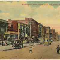 Postcard: Washington St., North from 2nd St., Hoboken, N.J. No date, ca.1907-1914.