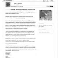          Memo, City of Hoboken: HURRICANE SANDY CHRONOLOGY & SEQUENCE OF EVENTS; Dec. 3, 2012. picture number 20
   