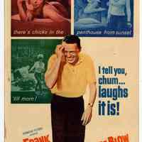 Sinatra film poster: Come Blow Your Horn. Paramount Pictures, 1963.