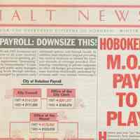 HALT News. News for the Overtaxed Citizens of Hoboken, Winter, 1998.