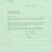 File of 3 letters to Mrs. Florence Greco, 714 Bloomfield St., from Connell & Corridon at the request of Florence & Madeline Miller, 1961-1963.