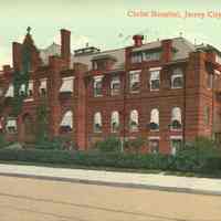 Postcard: Christ Hospital, Jersey City, NJ