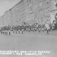 Postcard: Armistice Parade, Hoboken, NJ