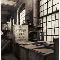 Digital image of photograph of interior of building at 1300 Hudson Street, Hoboken, no date, circa 1970