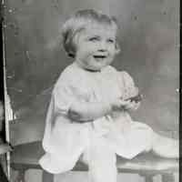 Young girl (Samperi family member?) circa 2-3 years old, no place, no date, circa 1920