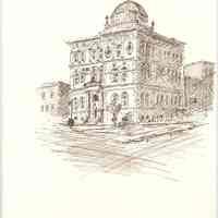         Plate 29: Free Public Library (Hoboken Public Library)
   