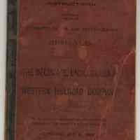 Rule book: Automatic Block & Interlocking Signals. D.L. & W. Railroad, effective Dec.1900.