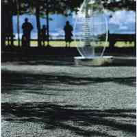 Color photograph by John F. Conn of the Hoboken September 11th Memorial with a dove, Hoboken, no date, circa 2006.