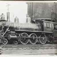 Postcard: RR Locomotives, Jersey City, NJ