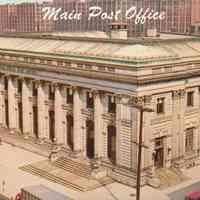 Postcard: Post Office, Jersey City, NJ