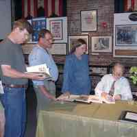          Digital photos, 17, of Jim Hans & guests at book,100 Hoboken Firsts, publication party, HHM, Hoboken, Sept. 2005. picture number 9
   