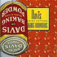          sign with attached copy of Davis cookbook
   