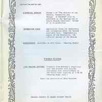          pg [7] Program, Second Floor (continued), Third Floor
   