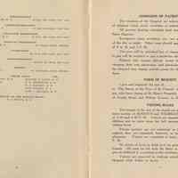          pp 10-11: admission of patients; form of bequest; visiting rules
   