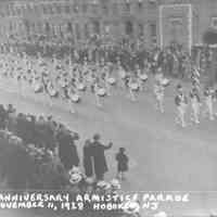 Postcard: Armistice Parade, Hoboken, NJ