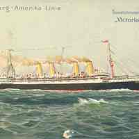 Postcard: Ship "Victoria Luise", Hoboken, NJ