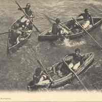 B+W Postcard: Barbados Postcard Sent to Prof. M. Loewy, Hoboken, NJ, 1906