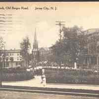 Postcard: Ferris Triangle Park, Jersey City, NJ