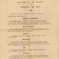 Digital images of Constitution of the Sisterhood of Congregation Adas Emuno, (Hoboken), in effect as of Jan. 1, 1938.