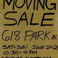          Gate Sale 050. 06-24+25-1995 618 Park Ave.
   