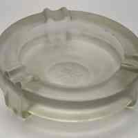          Lalique style glass ashtray
   