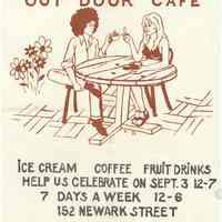 Silkscreened poster: The Backside. Hoboken