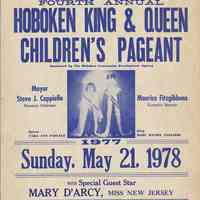 Poster for the Fourth Annual Hoboken King & Queen Children
