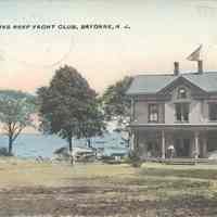 Postcard: Robbins Reef Yacht Club, Bayonne, NJ
